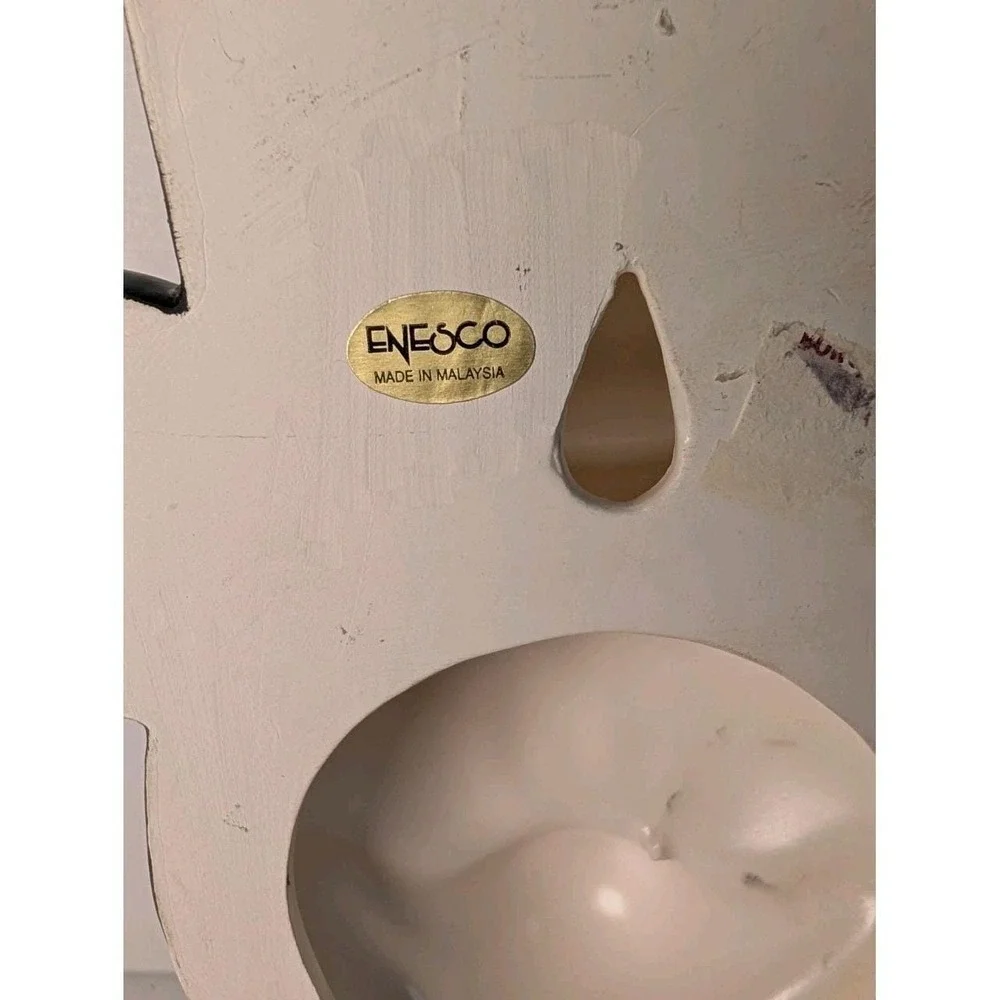 Disney Mickey Mouse Ceramic Hanging Wall Plaque‎ 3D Art By Enesco Vintage 6